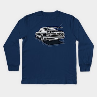 Chevy El Camino Kids Long Sleeve T-Shirt